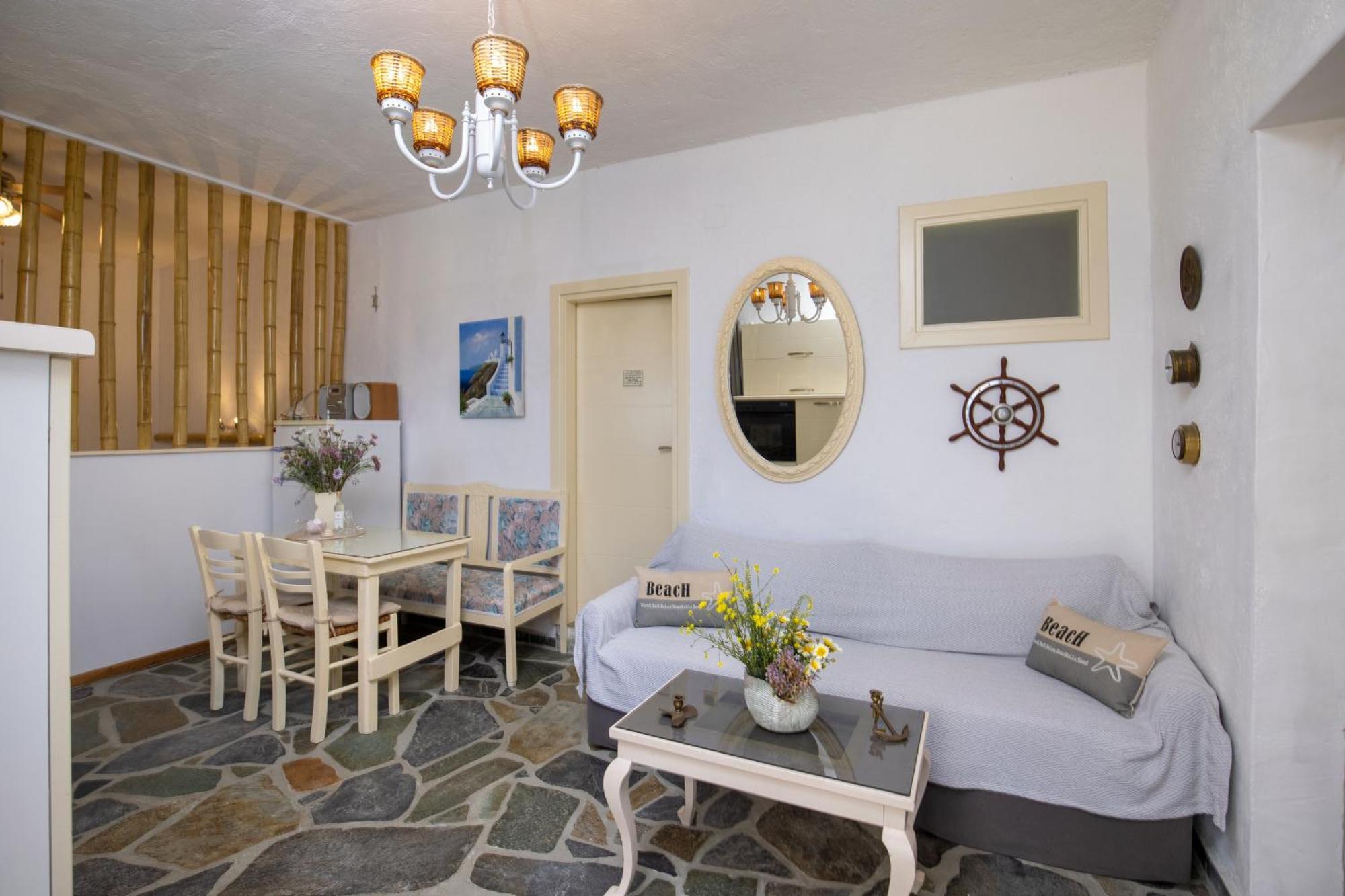 Aegean View - Seaside Apartment In Syros Azolimnos Esterno foto