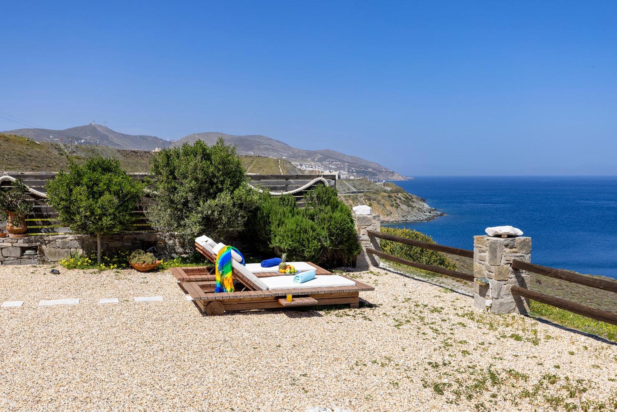 Aegean View - Seaside Apartment In Syros Azolimnos Esterno foto