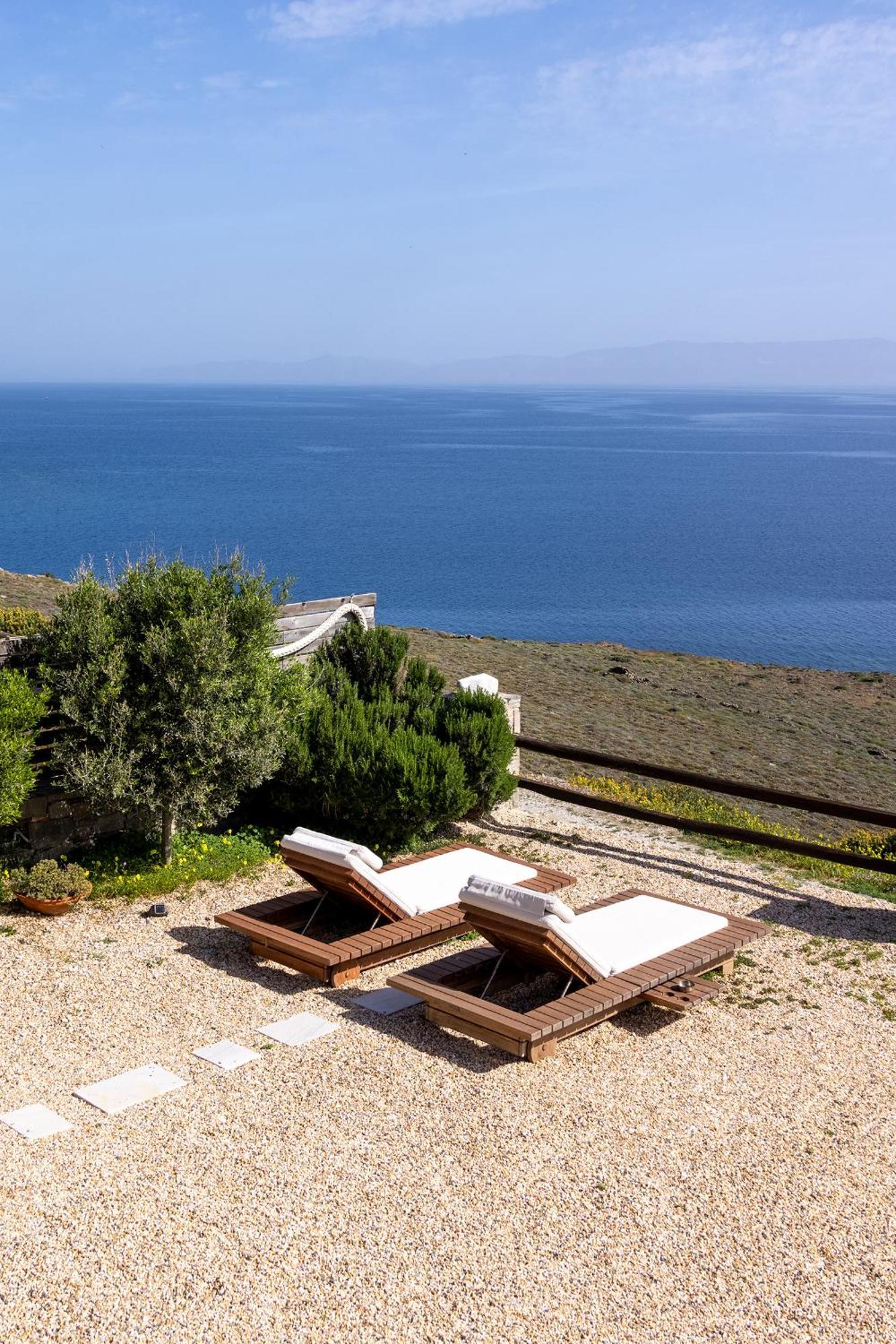 Aegean View - Seaside Apartment In Syros Azolimnos Esterno foto