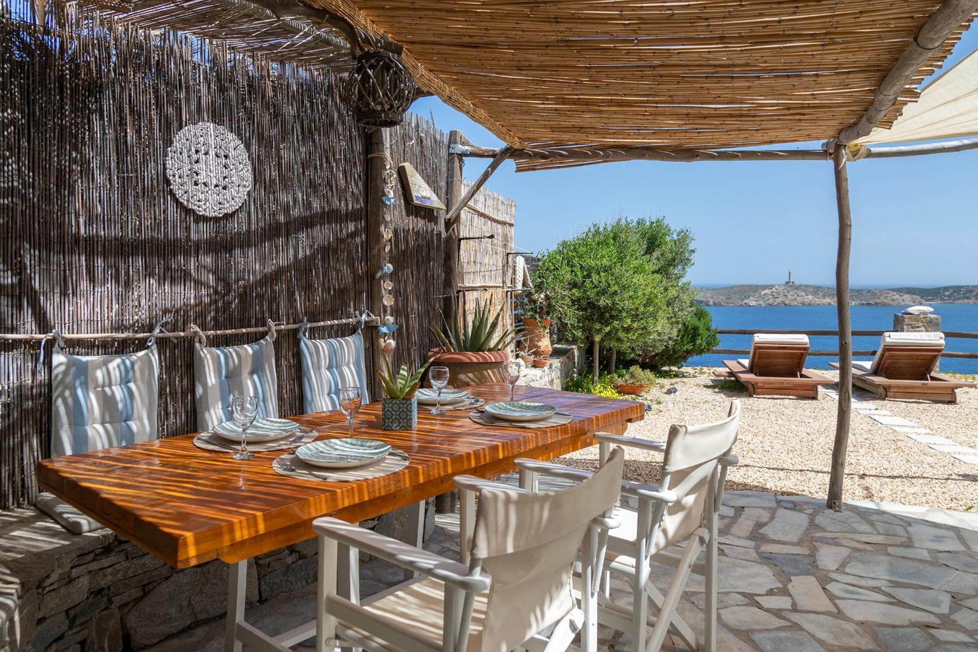 Aegean View - Seaside Apartment In Syros Azolimnos Esterno foto