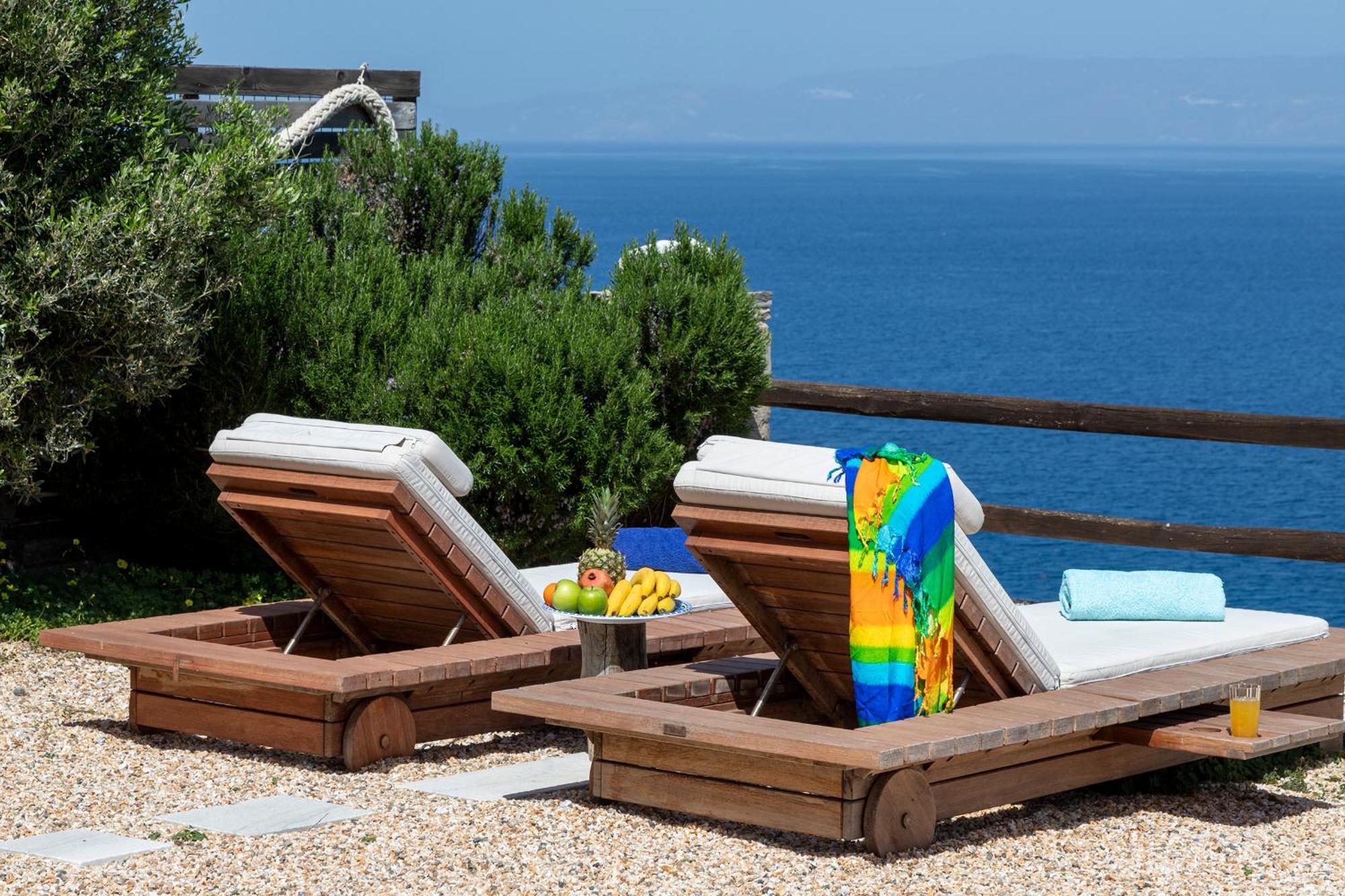 Aegean View - Seaside Apartment In Syros Azolimnos Esterno foto