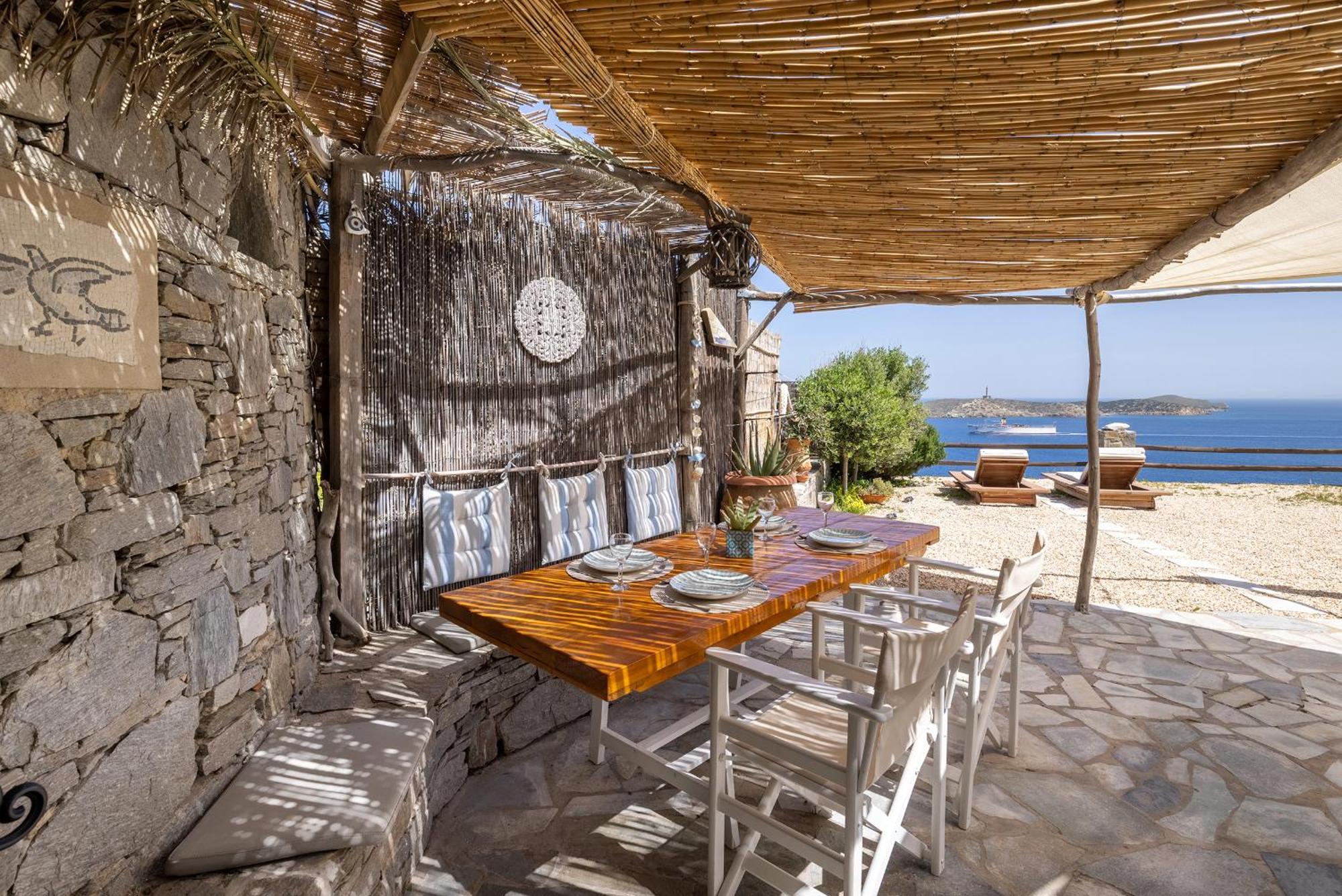 Aegean View - Seaside Apartment In Syros Azolimnos Esterno foto