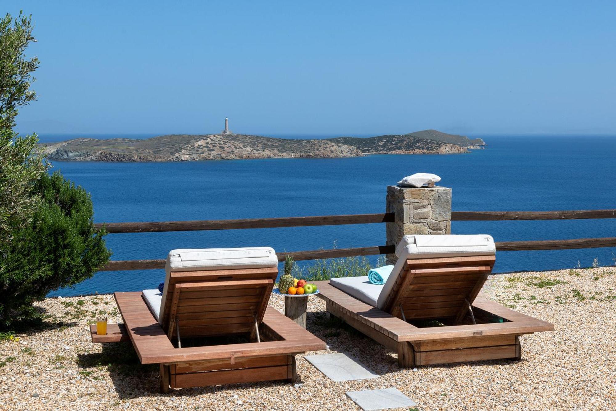 Aegean View - Seaside Apartment In Syros Azolimnos Esterno foto