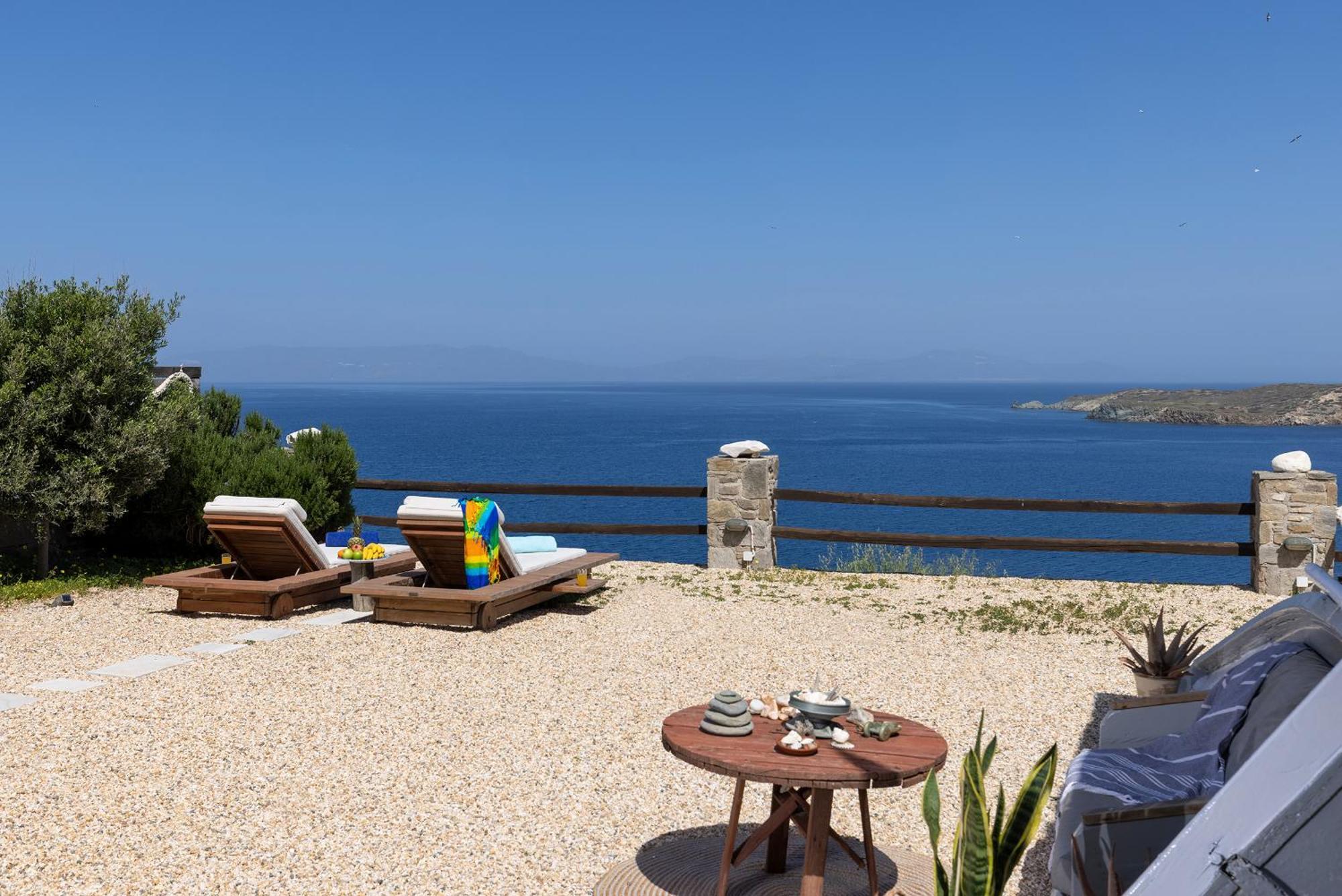 Aegean View - Seaside Apartment In Syros Azolimnos Esterno foto